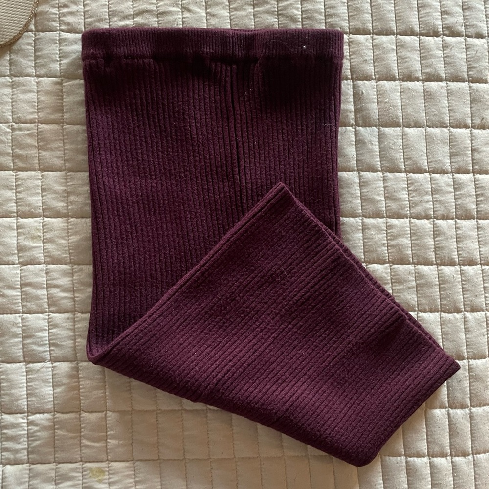 Ribbed Midi Skirt